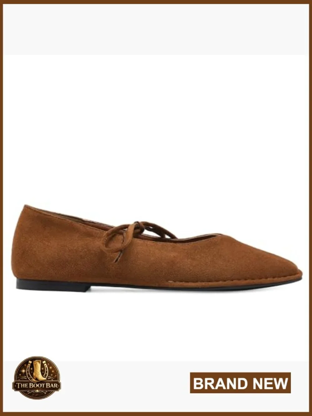 Square Toe Ballet Flats with Lace Up Bow Slip On Casual Mary Jane Shoes